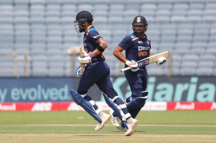 Virat Kohli and Rohit Sharma 